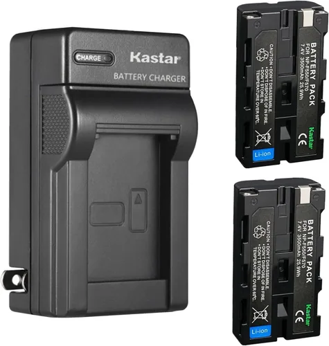 Vista 5 de Kastar Reemplazo del cargador de batería de pared de CA NP-F580 para Son L Series NP-F530 NP-F550 NP-F570 NP-F750 NP-F770 NP-F930 NP-F950 NP-F960