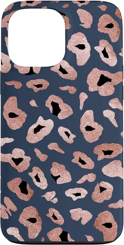 Vista 24 de Rose Leopard Print Blue Cheetah Jaguar Pattern Case for iPhone 17