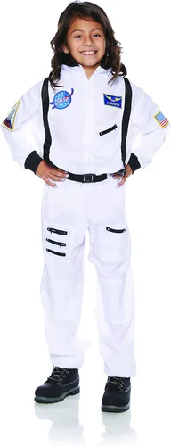 Vista 2 de Disfraz de astronauta infantil Underwraps, Astronauta, S, Blanco