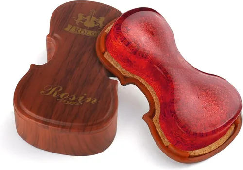 Vista 10 de PUNK Colofonia Natural Transparente Adecuada para Violín, Violonchelo, Viola y Otros Instrumentos de Cuerda Frotada (2A)