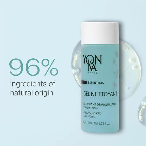 Vista 4 de Yon-Ka - Limpiador facial de gel de tamaño viaje, lavado facial suave y removedor de maquillaje con Yon-Ka Glyconight 10% Peel Masque