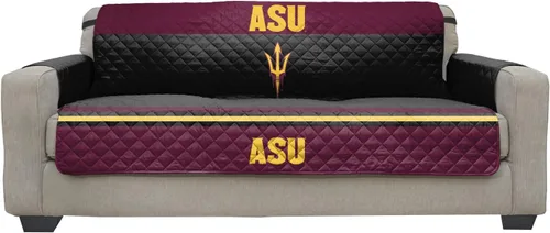 Vista 13 de Pegasus Sports NCAA - Funda protectora de microfibra para muebles con correas elásticas