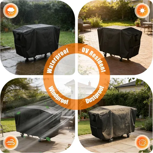 Vista 6 de Fundas para parrilla Blackstone Modelo 2350 2401 de 22 pulgadas, cubierta de barbacoa para parrilla Blackstone de 2 quemadores de 22 pulgadas