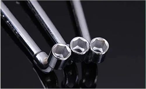 Vista 4 de Llave hexagonal métrica en forma de L con acabado mate (0.236 in TO6 mm)