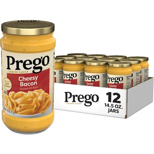 Vista 24 de Prego Homestyle Alfredo - Salsa para pasta, tarro de 14.5 onzas