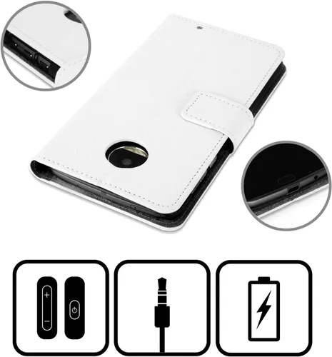 Vista 3 de Head Case Designs Superman DC Comics Action Comics 1 Famous Comics - Funda de cuero para libros de cómics compatible con Motorola Moto G (2022)