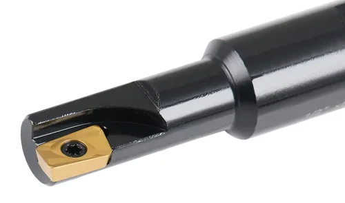 Vista 4 de Accusize Industrial Tools Molino de extremo indexable de hombro cuadrado de 90 grados de 1/2 '' con insertos de carburo Apkt11T3, 0056-0913