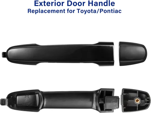 Vista 2 de Manija Externa del Lado Izquierdo Trasero de Conducción y del Lado del Pasajero Derecho para 03-13 Toyota Corolla, Toyota RAV4 Highlander Matrix