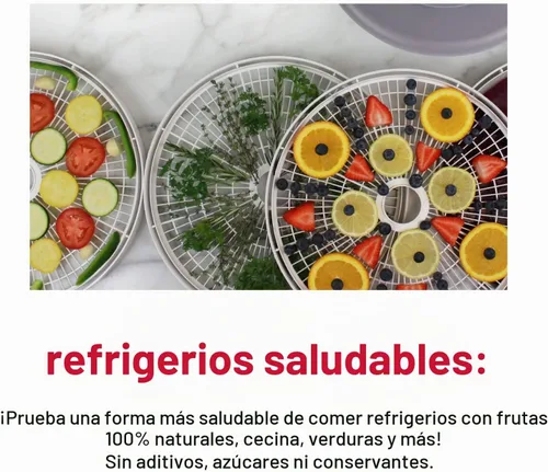 Vista 5 de Nesco FD-1018A Gardenmaster Deshidratador de alimentos, 1000 vatios