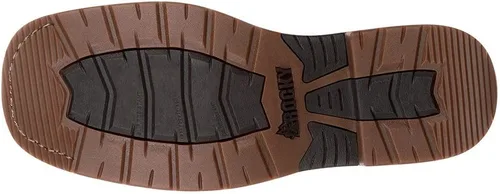 Vista 6 de ROCKY Botas occidentales impermeables con punta compuesta de calavera de hierro, Chocolate Marrón Medio