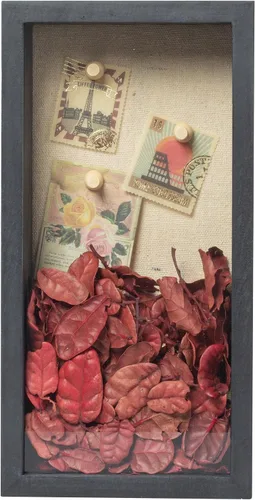 Vista 2 de Marco de Caja de Sombra 5x10 Caja de Exhibición de Caja de Sombra con Fondo de Lino para Premios, Objetos de Colección, Flores, Fotos, Recuerdos