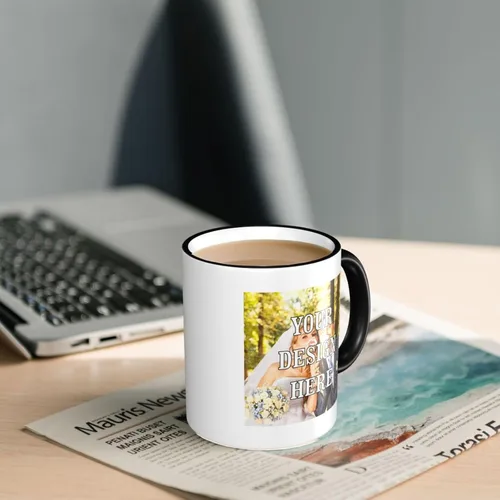 Vista 6 de Taza de café personalizada, tazas personalizadas con logotipo y foto, taza personalizada, diseña tu propia taza de café personalizada, regalos