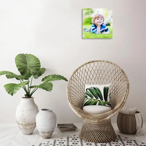 Vista 5 de Impresión personalizada de foto a lienzo, impresiones de lienzo enmarcadas personalizadas con tus fotos personalizadas para dormitorio, sala