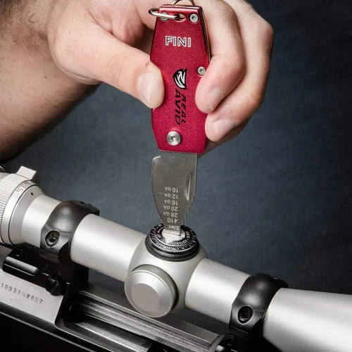 Vista 10 de Real Avid FINI - Llave de estrangulador con ajustador de alcance de escopeta y llavero de escopeta, equipo de caza y accesorios para escopeta