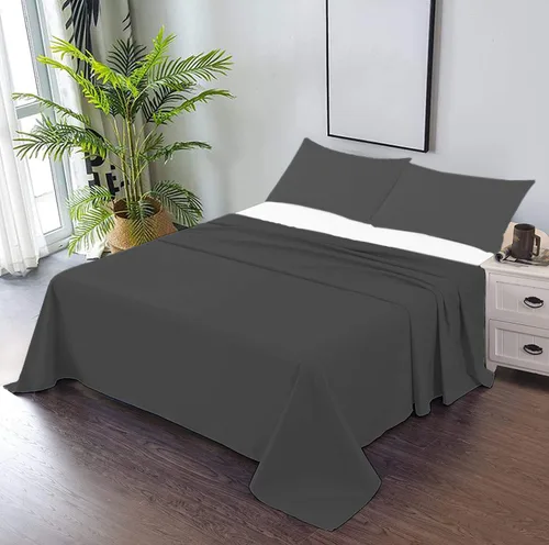 Vista 16 de Trendbeddingmart - Sábana bajera ajustable (100 % algodón egipcio, 600 hilos, resistente a las manchas, hipoalergénica, color azul profundo)