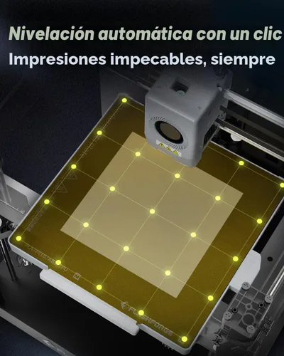 Vista 6 de FLASHFORGE AD5X Impresora 3D multicolor, CoreXY 600mm/s de alta velocidad, nivelación automática con un clic, extrusora de accionamiento directo