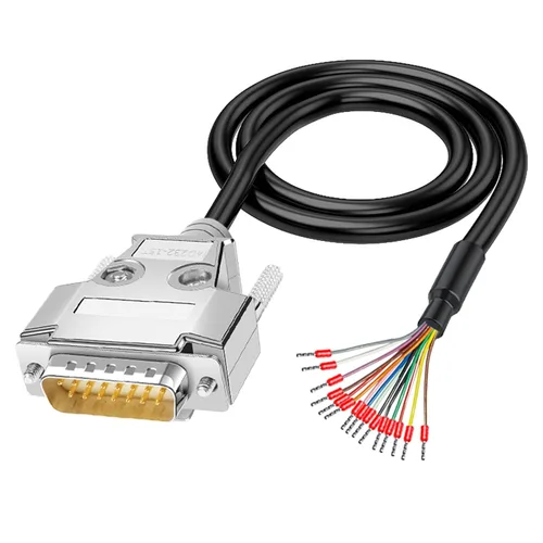 Vista 7 de DB15 hembra sin soldadura Breakout con cable de repuesto de 5 pies