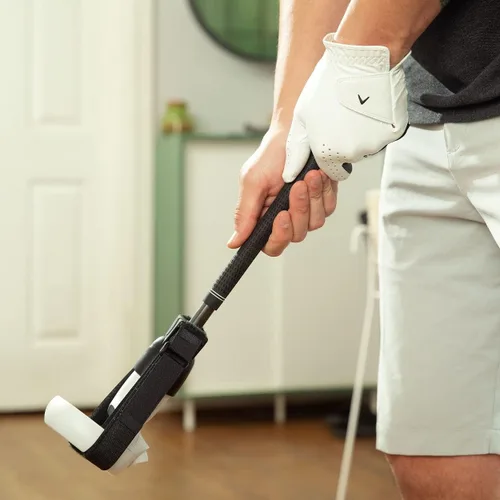 Vista 6 de GimmeVR VR Golf Club Handle Accessory Compatible with Oculus Quest 2 and Rift S, Realistic Grip Handle Attachment with Weighted Balance, Golfing