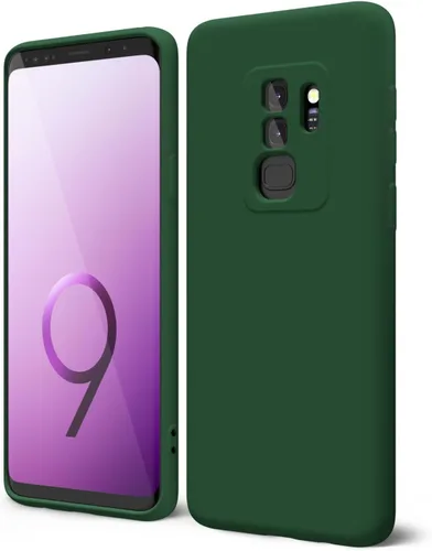 Vista 344 de oakxco Funda para teléfono Samsung Galaxy S8 de silicona líquida, delgada y fina de gel de goma suave TPU cubierta protectora simple llana