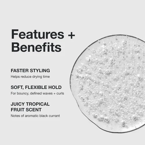 Vista 2 de Paul Mitchell Round Trip Curl Defining Serum, reduce el tiempo de secado para un peinado más rápido, para cabello ondulado + rizado, 6.8 onzas
