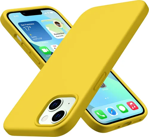 Vista 20 de CellEver Funda de silicona resistente para iPhone 13, protección militar contra caídas, protección elevada de pantalla y cámara, interior sin Negro