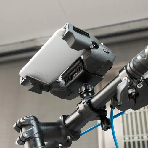 Vista 9 de Drone Control remoto rótula 360° giratorio soporte de barra de bicicleta Soporte de montaje para DJI Mavic Air y DJI Spark Transmisor controlador