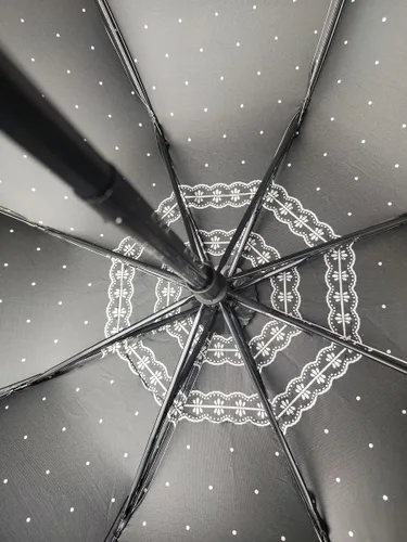 Vista 27 de WENDIN Sombrilla de encaje plegable vintage Paraguas gótico lluvia Anti-UV protección de encaje parasol cúpula Foto Props niñas sombrilla paraguas