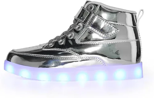 Vista 3 de Voovix Zapatos unisex con luz LED para mujeres y hombres
