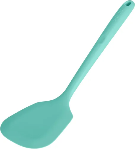 Vista 13 de U-Taste Espátula ranurada de silicona, 13.6 pulgadas de largo/3.7 pulgadas (2) Negro (ranurado)