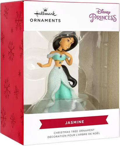 Vista 3 de Hallmark Adorno navideño de la Princesa Jasmine de Aladdin de Disney