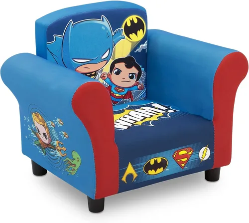 Vista 8 de Delta Children Silla tapizada figural, Marvel Spider Man (azul, rojo)