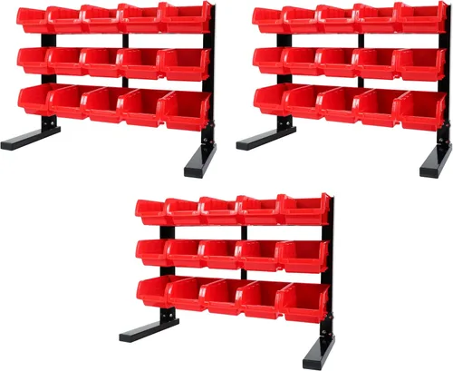 Vista 12 de Maxworks 80694 30-Bin Soporte de almacenamiento para pared para Tuercas, Pernos, tornillos, clavos, abalorios, Botones, otras pequeñas partes