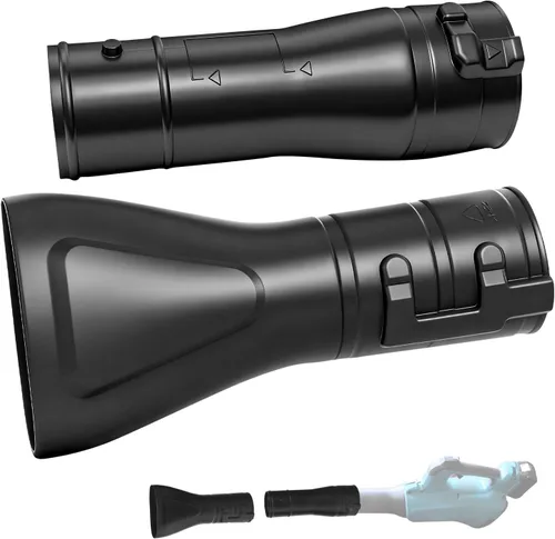 Vista 8 de Adaptador de boquilla de soplador 191L13-5 191B21-6 / Boquilla de extremo plano 197889-6 compatible con Makita X2 36V XBU02Z - XBU03 18V soplador