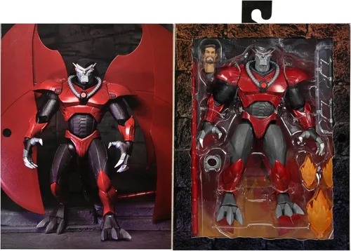 Vista 3 de NECA - Gárgolas - Figura de acción a escala de 7 pulgadas - Figura blindada definitiva de David Xanatos