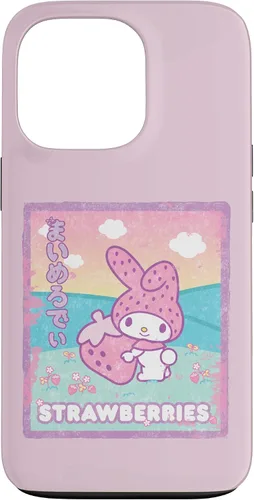 Vista 10 de Funda para iPhone 16 My Melody Strawberry Milk