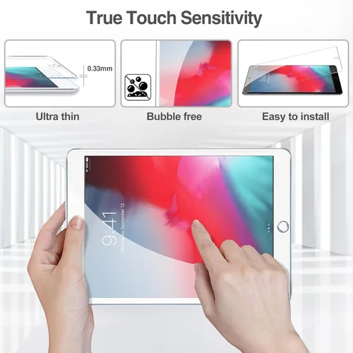 Vista 4 de ProCase 2 protectores de pantalla para iPad Mini 5th/Mini 4th, iPad Mini 7.9 pulgadas, A2133/A2124/A2126/A2125/A1538/A1550, protector de película