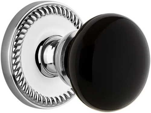 Vista 5 de Grandeur Hardware 853005 Newport Roseta con perilla Coventry, privacidad, tamaño del fondo: 2.375 pulgadas, peltre antiguo