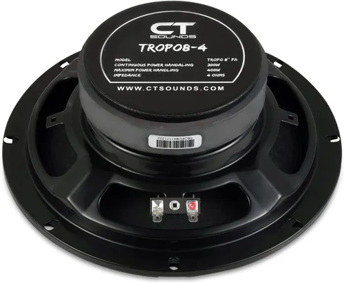 Vista 3 de CT Sounds TROPO8-4 Altavoz de rango medio de montaje superficial de 8 pulgadas, 200 vatios RMS, cada uno