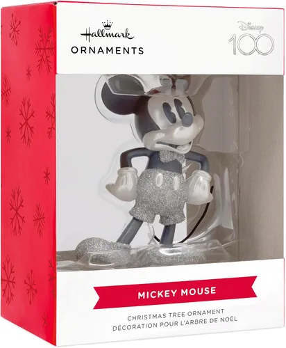 Vista 3 de Hallmark Disney - Adorno navideño de Mickey Mouse para el 100 aniversario