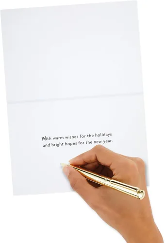Vista 4 de Hallmark - Tarjetas navideñas, “Season's Greetings” (10 tarjetas con sobres)