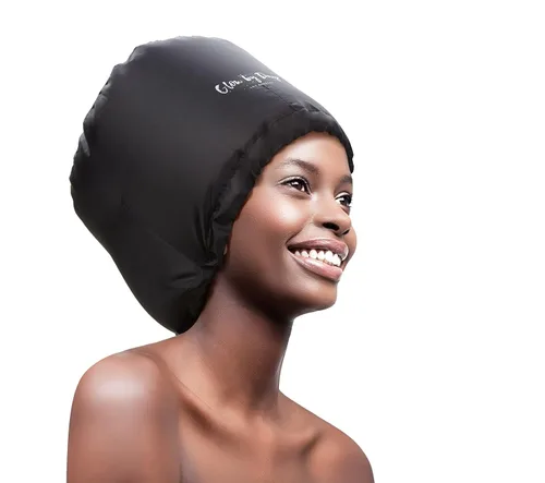 Vista 5 de Secador de pelo con capucha - Capó suave, ajustable y con capucha extra grande para secador de mano con agarre extensible y manguera de longitud