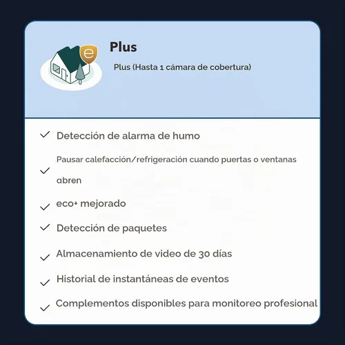 Vista 4 de ecobee Cámara de timbre inteligente con cable con suscripción Smart Security Plus de 1 año - Video HD, visión nocturna, alertas de movimiento, audio