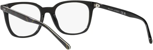 Vista 6 de Polo Ralph Lauren PH2256 - Marcos cuadrados para lentes recetados para hombre, color negro brillantelente demo, 2.087in, Negro brillante