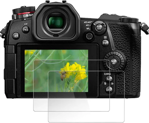 Vista 2 de Protector de pantalla de vidrio templado para Panasonic Lumix DC-G9 G8 G7 G7 Mark II/DMC-GX7 Mark II GX7 III / GX9 GX8 LX10 LX9 FZ300 FZH1 / Ricoh