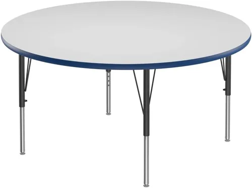 Vista 34 de Correll - Mesa rectangular de 24 x 36 pulgadas, mesa de actividades superior de borrado en seco, altura ajustable (19 a 29), laminado de alta