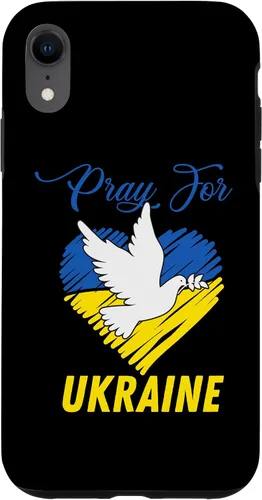 Vista 9 de Funda para iPhone 12 mini Pray for Ucrania, símbolo de la paz, bandera ucraniana, corazón