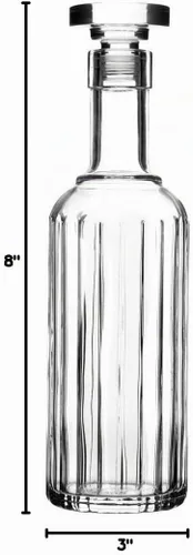 Vista 11 de Luigi Bormioli Bach Spirits - Botella con tapón de vidrio, 23.75 onzas, transparente