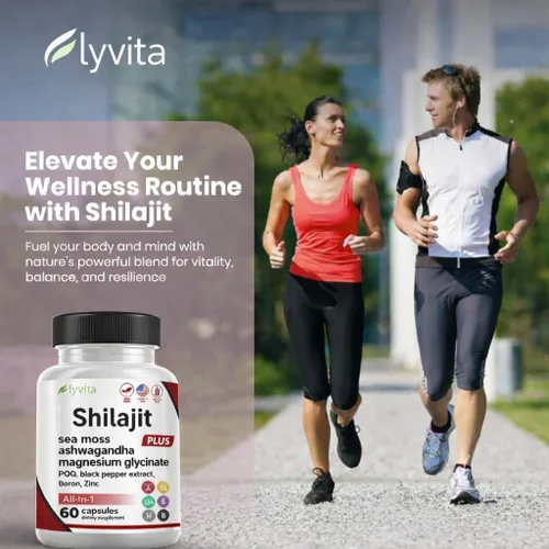 Vista 3 de Shil*JIT Ashwaganda Magnesium Sea Moss Boro Zinc Plus Vegano sin gluten sin OMG Multimineral orgánico puro para hombres y mujeres 120 cápsulas