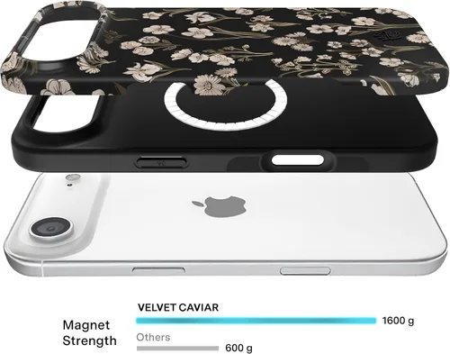 Vista 1215 de VELVET CAVIAR Funda para iPhone 15, compatible con MagSafe, probada contra caídas de 10 pies, fundas protectoras de diseño, leopardo color rosa