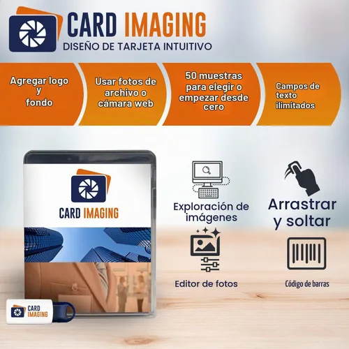 Vista 3 de Fargo DTC4250e Impresora de tarjetas de identificación de doble cara y paquete de suministros con software de imágenes de tarjetas 52100